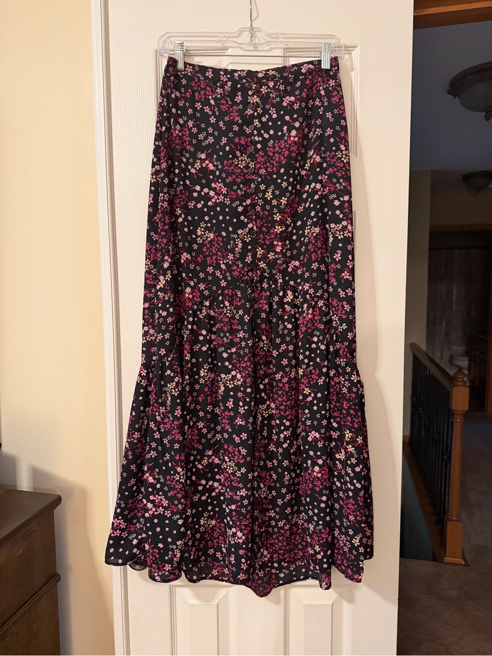 Floral maxi skirt